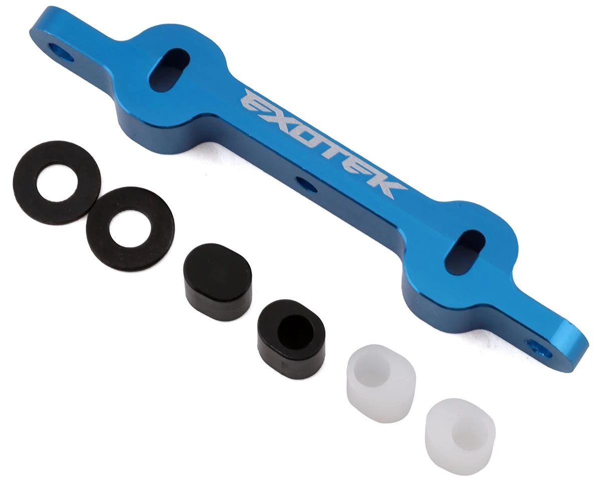 Exotek DR10 Aluminum HD Steering Crank Set (Blue) 4 Exotek DR10 Aluminum HD Steering Crank Set (Blue) - Image 2