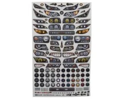 Firebrand RC Headlights Multi-Fit Decal Sheet (8.5x14")