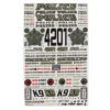 Firebrand RC Police 1 Decals Sheet (Silver) (8.5x11")