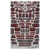 Firebrand RC Tail Lights Multi-Fit Decal Sheet (8.5x14") -Traxxas Shop fbr1dectll221