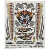 Firebrand RC Concept Tiger Decal (Orange) (8.5x11")