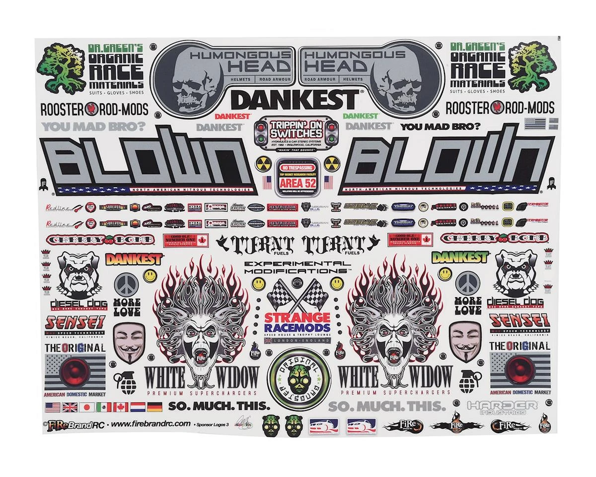 Firebrand RC Sponsor Logos 3 Decal Set (8.5x11") 6 Firebrand RC Sponsor Logos 3 Decal Set (8.5x11") - Image 4