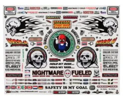 Firebrand RC Sponsor Logos 3 Decal Set (8.5x11")