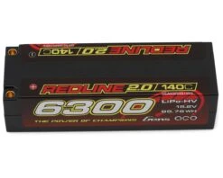 Gens Ace Redline 2.0 4S LiHV Battery 140C (15.2V/6300mAh) W/5.0mm Bullet