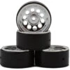 HPI CS-10 Beadlock 1.2" Composite Micro Beadlock Wheels (Chrome) (4) -Traxxas Shop hpi160842