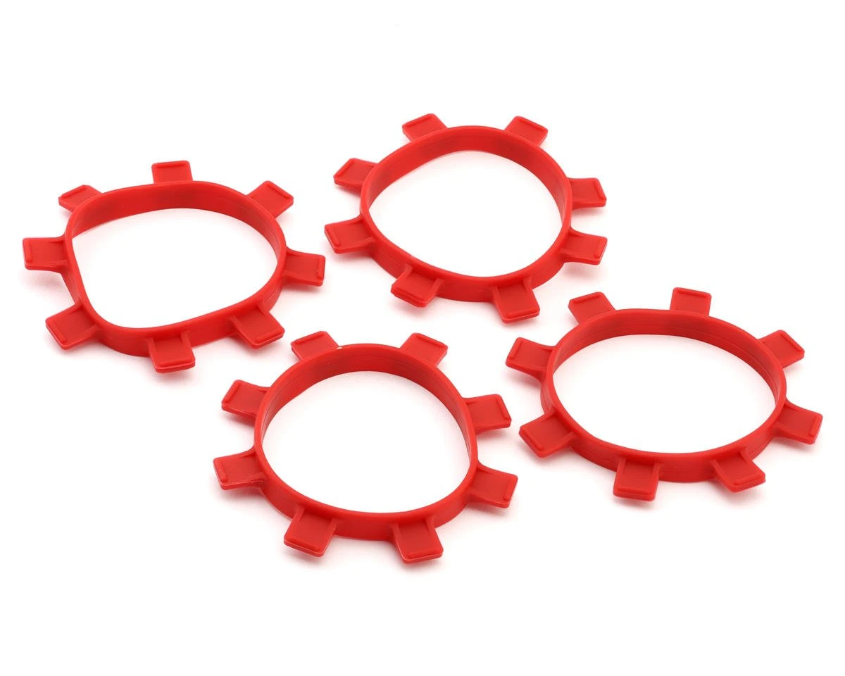 HotRace 1/8 Buggy Tire Band Set (Red) (4) 3 HotRace 1/8 Buggy Tire Band Set (Red) (4)