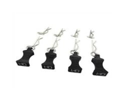Hot Racing 1/10 Aluminum EZ Pulls W/Body Clips (Silver) (4) 17 Hot Racing 1/10 Aluminum EZ Pulls W/Body Clips (Silver) (4) -Traxxas Shop hraac03ez01 1