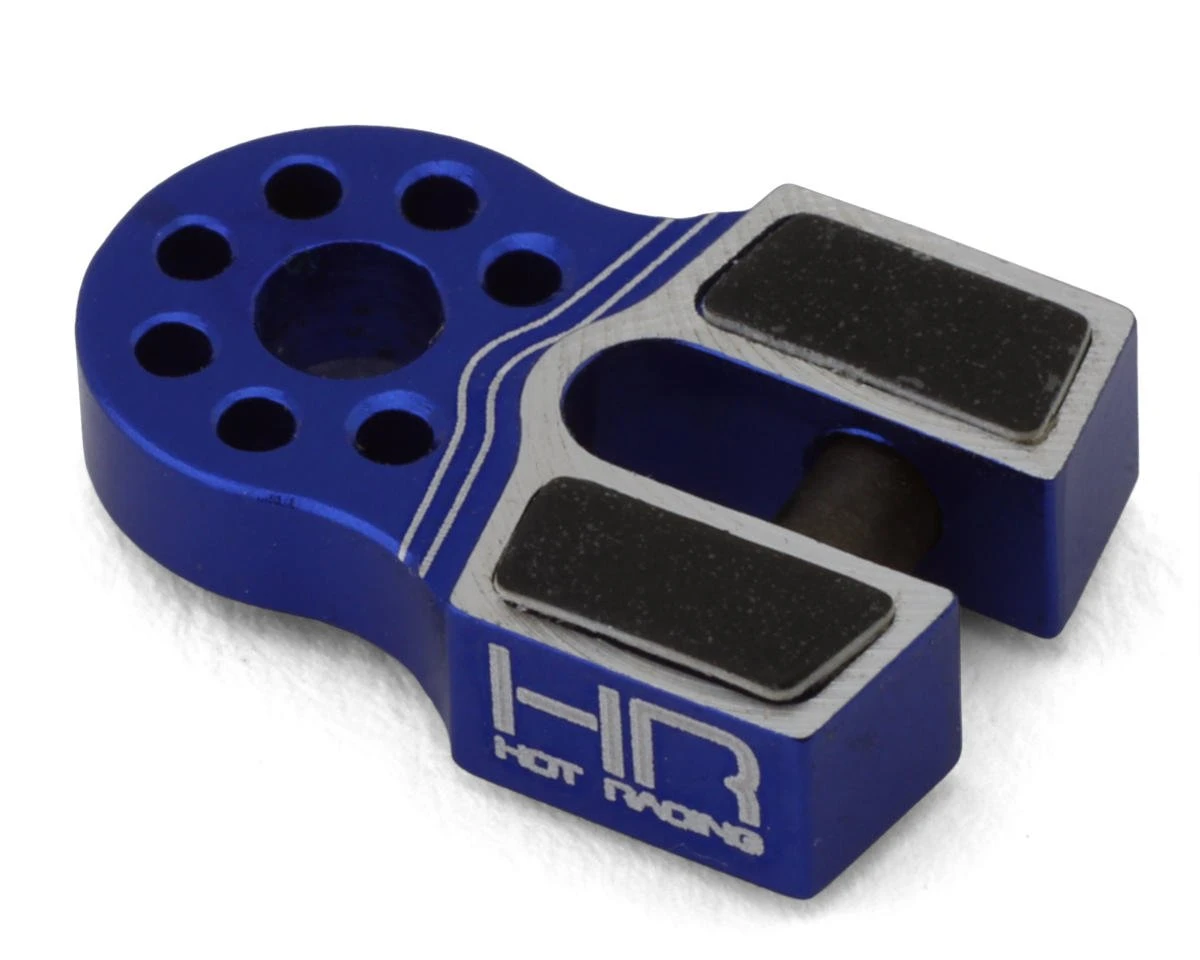 Hot Racing Aluminum Flat Link Winch Block (Blue) 4 Hot Racing Aluminum Flat Link Winch Block (Blue) - Image 2
