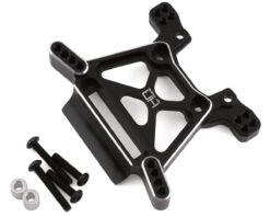Hot Racing Aluminum Front Shock Tower For Rustler 4X4 (Black)
