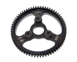 Hot Racing 32P Hardened Steel Spur Gear For Traxxas Summit/E-Revo (Black) (65T)