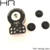 Hot Racing Aluminum CNC Heavy Duty Servo Saver W/Heavy Spring Tension (Black) -Traxxas Shop hrashs88h