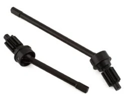 Hot Racing S2 Spring Steel Solid Front CV Axle W/Gear For Traxxas TRX-4 (2)