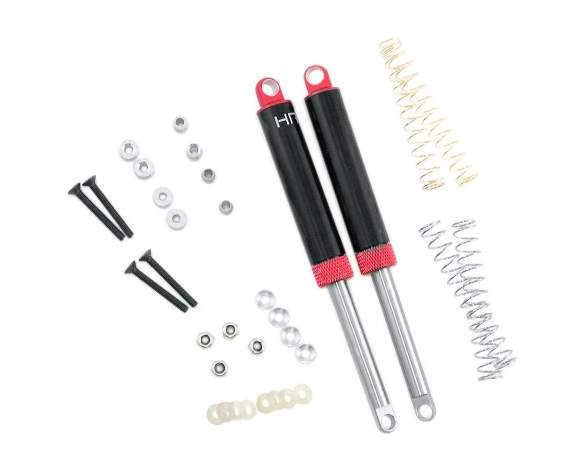 Hot Racing Red Internal Spring Air Shocks 120mm 3 Hot Racing Red Internal Spring Air Shocks 120mm