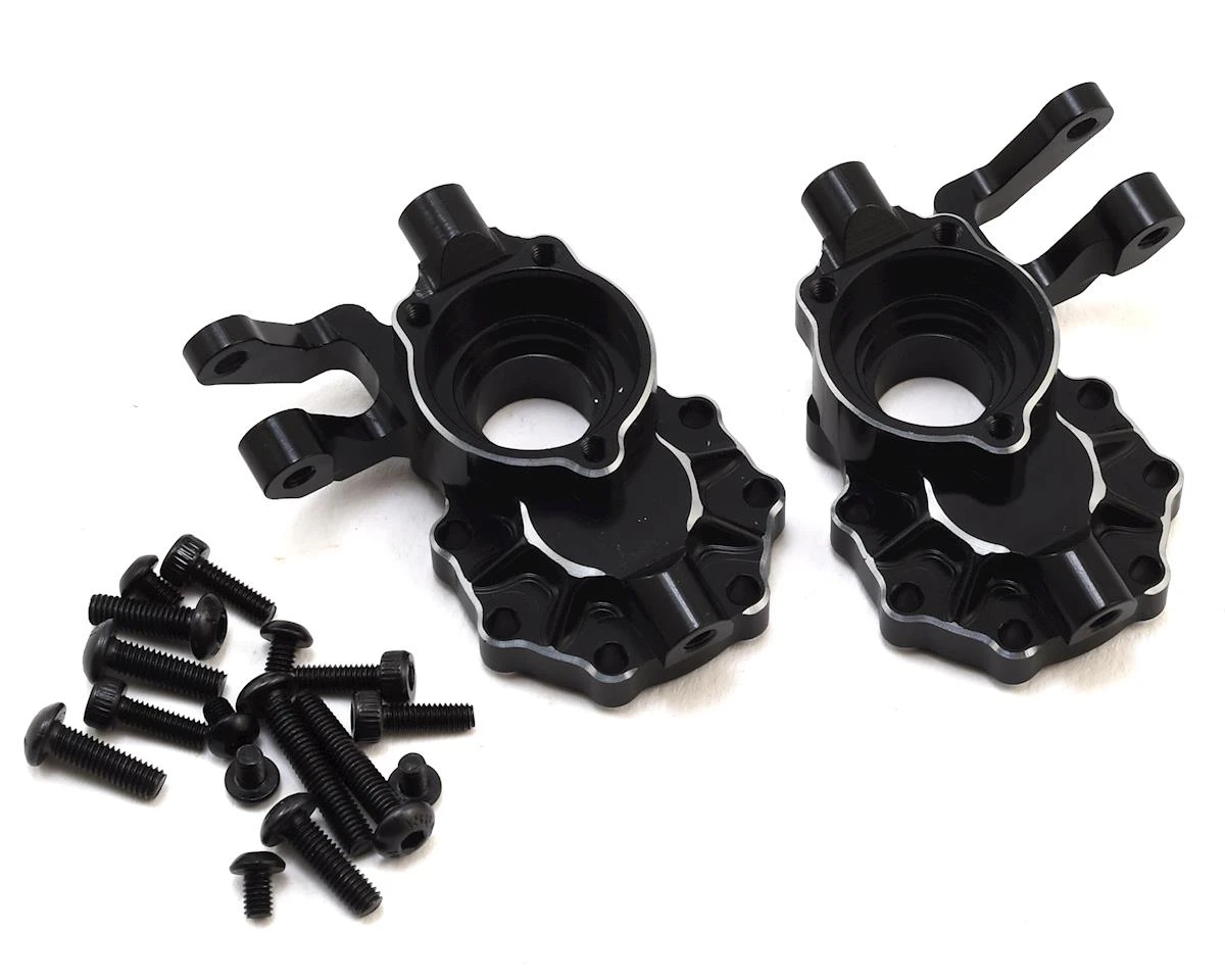 Hot Racing Aluminum Front Inner Portal Housing For Traxxas TRX-4 (Black) (2) 3 Hot Racing Aluminum Front Inner Portal Housing For Traxxas TRX-4 (Black) (2)