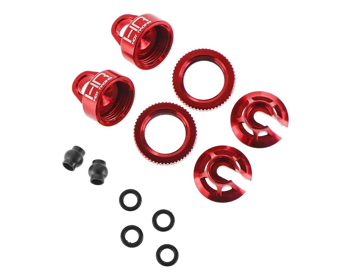 Hot Racing Aluminum Shock Upgrade Kit For Traxxas 1/16 Slash (Red) 3 Hot Racing Aluminum Shock Upgrade Kit For Traxxas 1/16 Slash (Red)