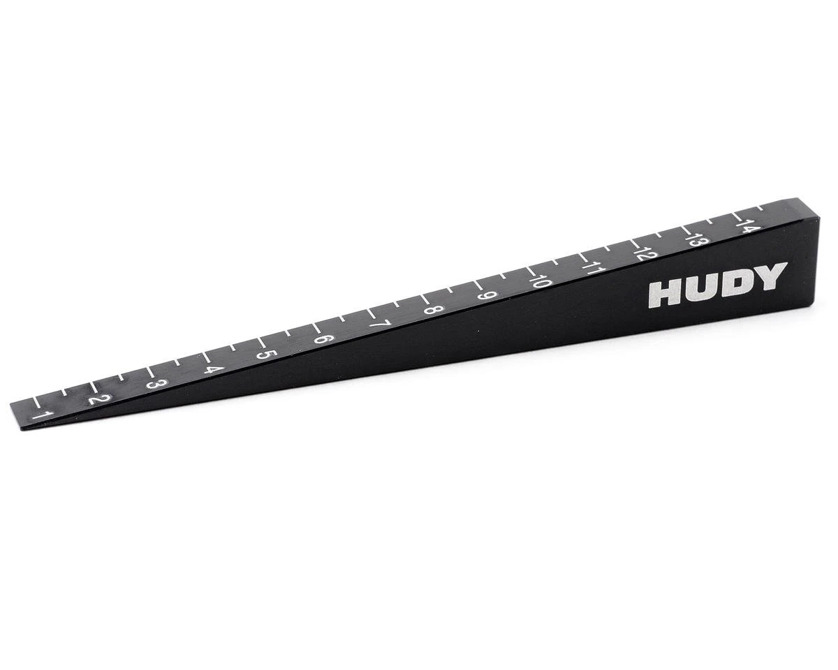 Hudy Chassis Ride Height Gauge 0mm To 15mm (Bevele 3 Hudy Chassis Ride Height Gauge 0mm To 15mm (Bevele