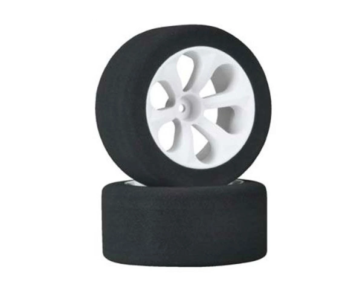 Jaco Prism Low Profile 1/10 Mounted Truck Front Foam Tires (Purple) W/12mm Hex 3 Jaco Prism Low Profile 1/10 Mounted Truck Front Foam Tires (Purple) W/12mm Hex