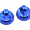 JConcepts Fin Aluminum 12mm V2 Shock Cap (Blue) (2)