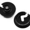 JConcepts Team Associated Fin Aluminum 13mm Shock Spring Cups (Black) (5mm Offset)
