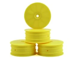 JConcepts Mono Front Wheel (Yellow) (4) (B74) W/12mm Hex