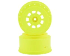JConcepts 9-shot Short Course Wheels W/3mm Offset (2) (Yellow) W/12mm Hex