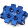 JConcepts RC10B7 Aluminum Front Bulkhead (Blue) (2.5°)