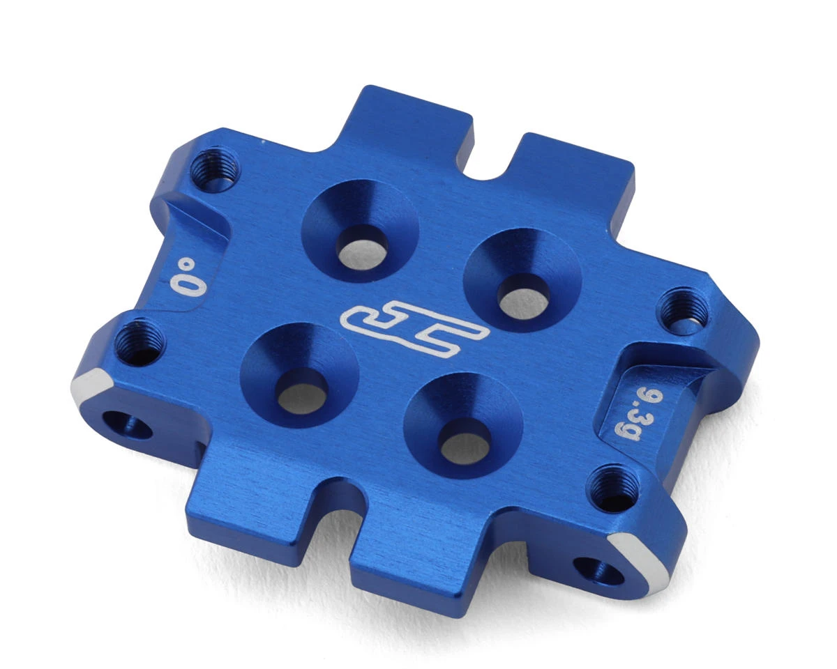JConcepts RC10B7 Aluminum Front Bulkhead (Blue) (2.5°) 3 JConcepts RC10B7 Aluminum Front Bulkhead (Blue) (2.5°)