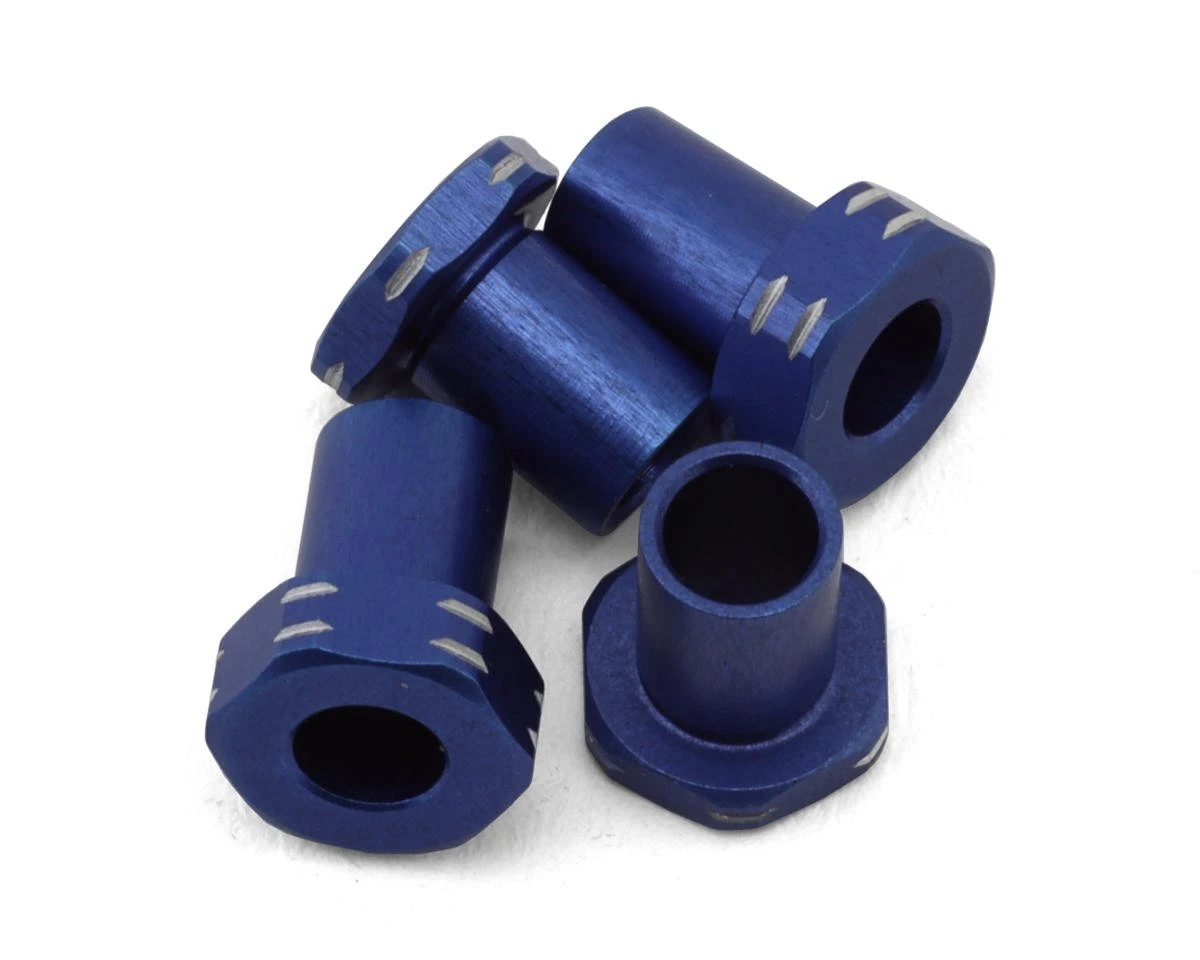 JConcepts RC10B7 Aluminum Caster Hat Bushings (Blue) (4) (1 & 2mm) 4 JConcepts RC10B7 Aluminum Caster Hat Bushings (Blue) (4) (1 & 2mm) - Image 2