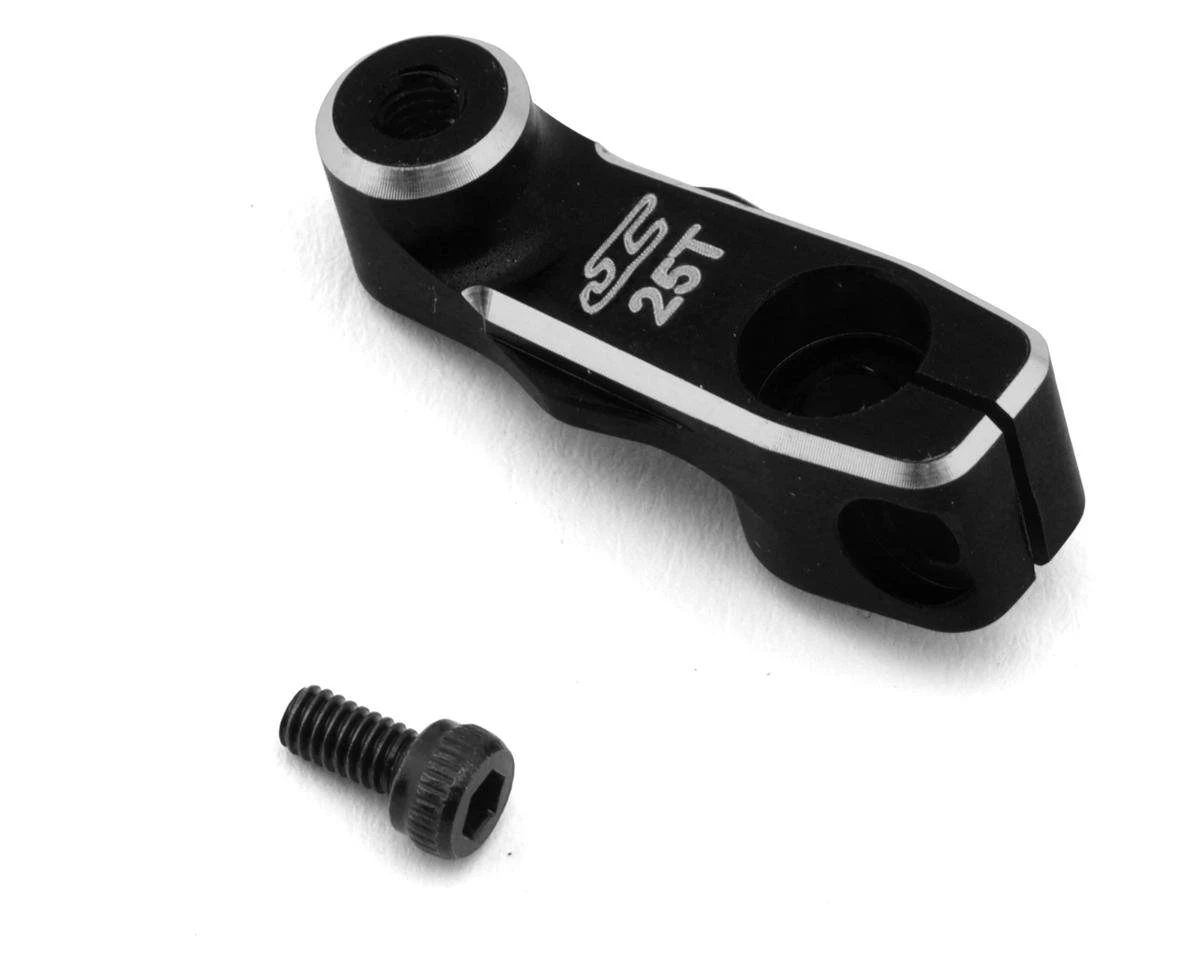 JConcepts RC10B7/B7D 15.5mm Aluminum Clamping Servo Horn (Black) (25T-ProTek/Savox/Futaba) 4 JConcepts RC10B7/B7D 15.5mm Aluminum Clamping Servo Horn (Black) (25T-ProTek/Savox/Futaba) - Image 2