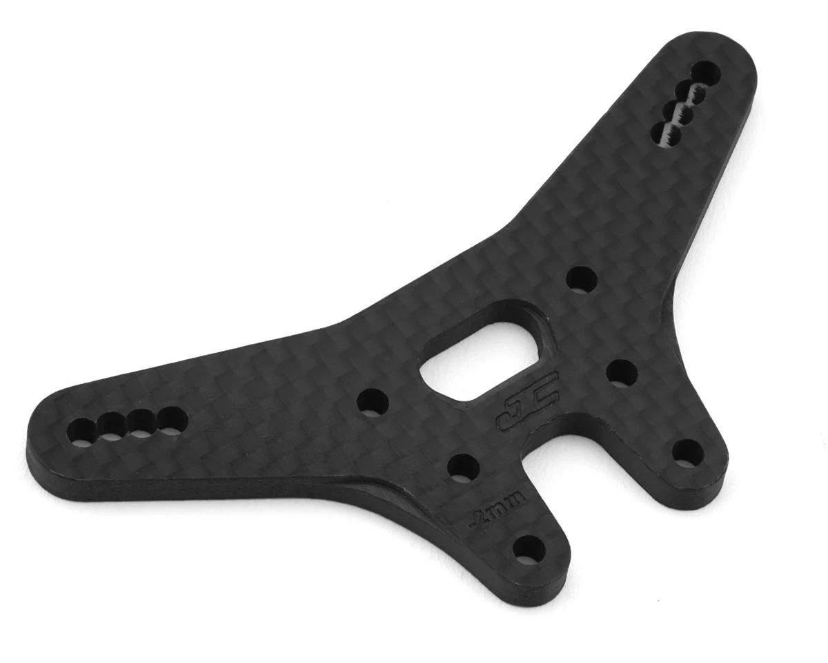 JConcepts RC10B7 Carbon Fiber Rear Shock Tower (Black) 3 JConcepts RC10B7 Carbon Fiber Rear Shock Tower (Black)