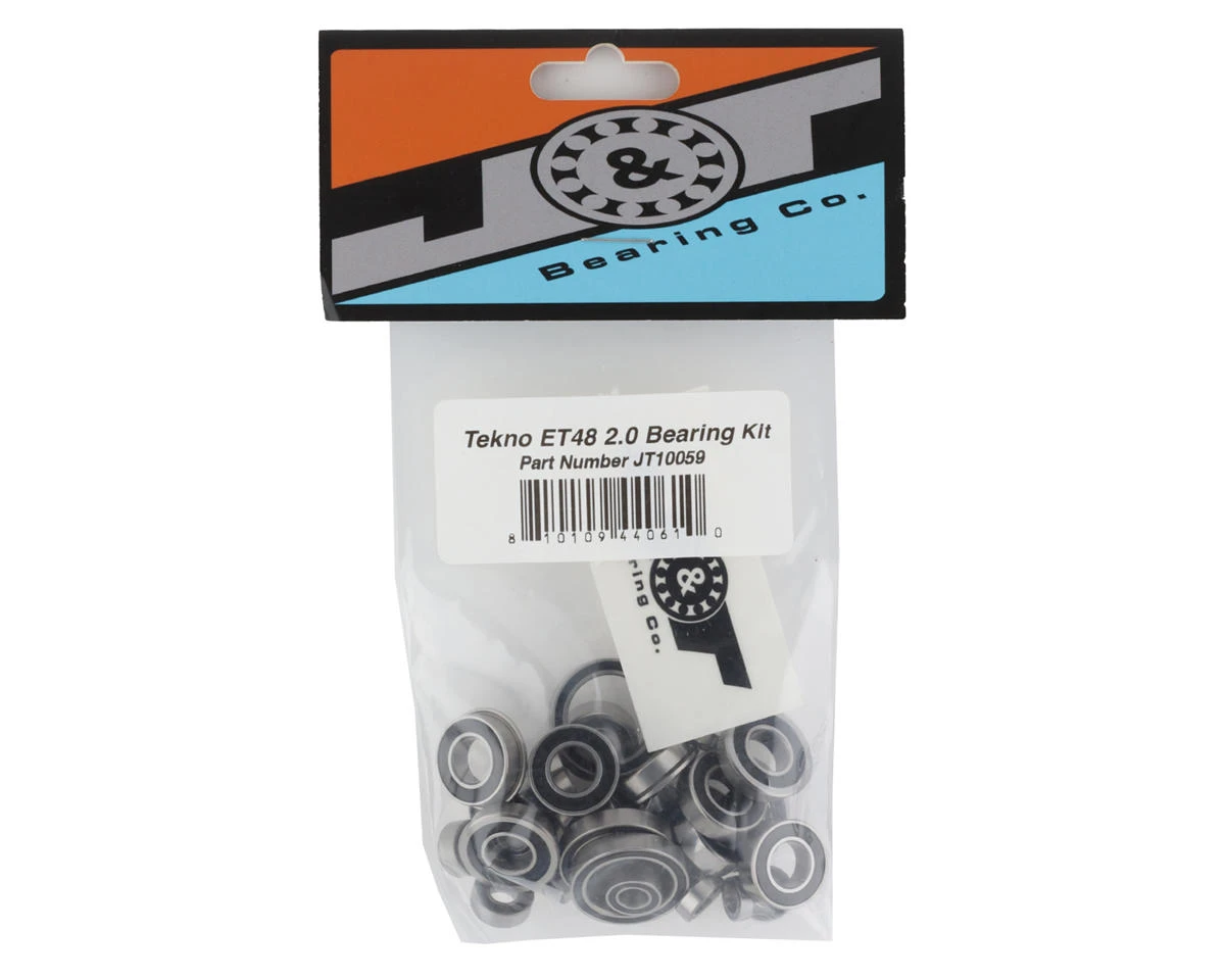 J&T Bearing Co. Tekno ET48 2.0 1/8 Truggy Ogden Bearing Kit 3 J&T Bearing Co. Tekno ET48 2.0 1/8 Truggy Ogden Bearing Kit