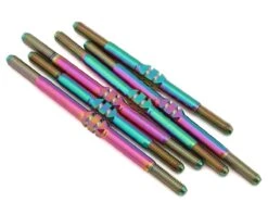 J&T Bearing Co. Team Associated RC10SC7 Titanium "Milled'' XD Turnbuckles Set (Green)