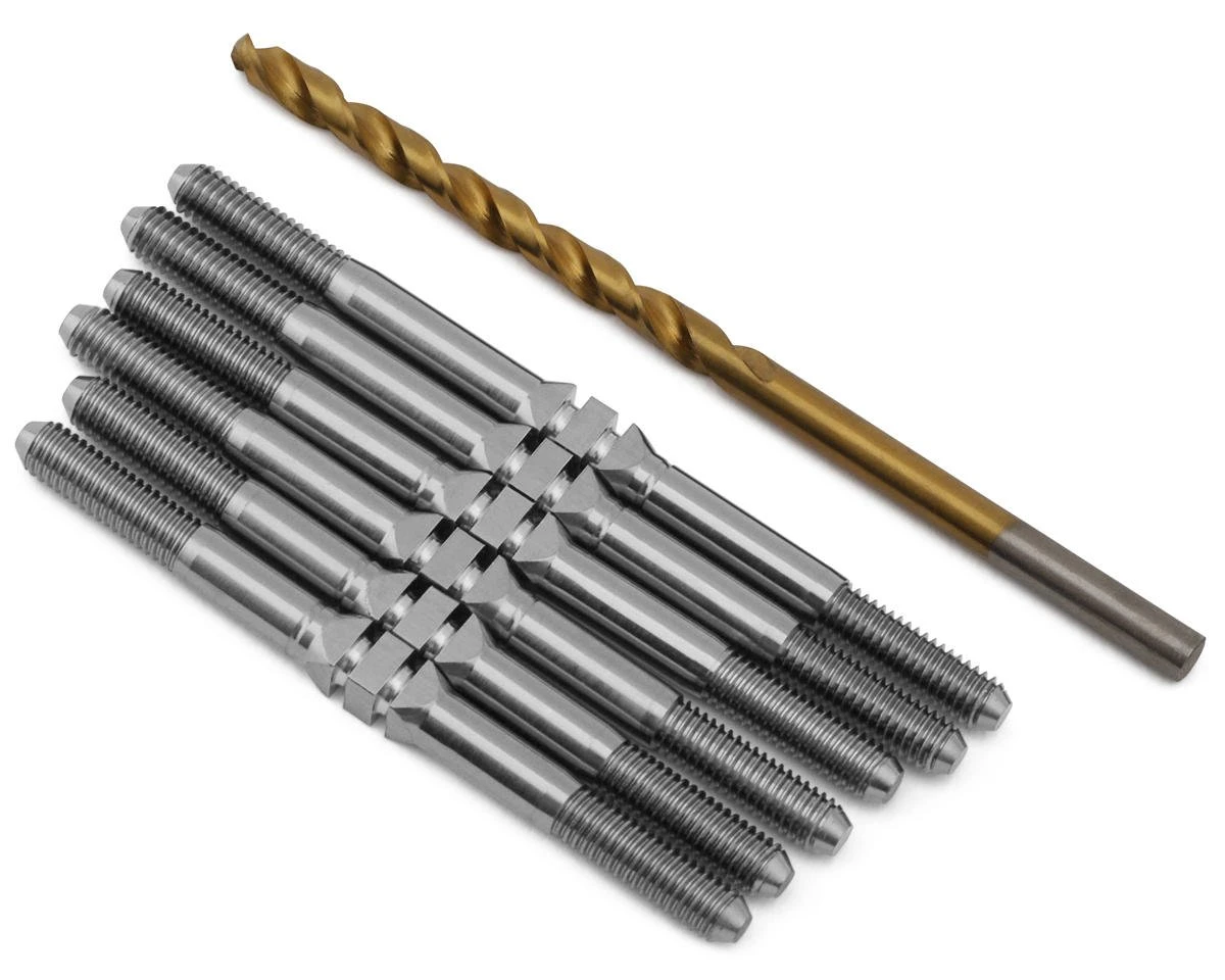 J&T Bearing Co. Schumacher LD3 Mod Spec Titanium "Milled'' XD Turnbuckles Set (Green) 7 J&T Bearing Co. Schumacher LD3 Mod Spec Titanium "Milled'' XD Turnbuckles Set (Green) - Image 5