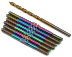 J&T Bearing Co. Schumacher LD3 Mod Spec Titanium "Milled'' XD Turnbuckles Set (Green)