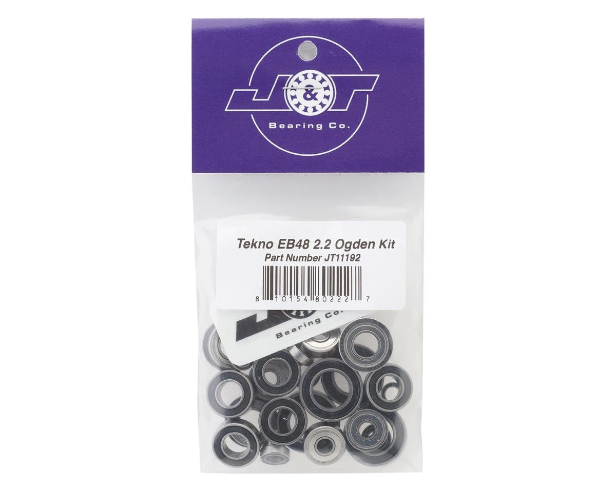 J&T Bearing Co. Tekno EB48 2.2 Bearings Kit (NMB) 5 J&T Bearing Co. Tekno EB48 2.2 Bearings Kit (NMB) - Image 3