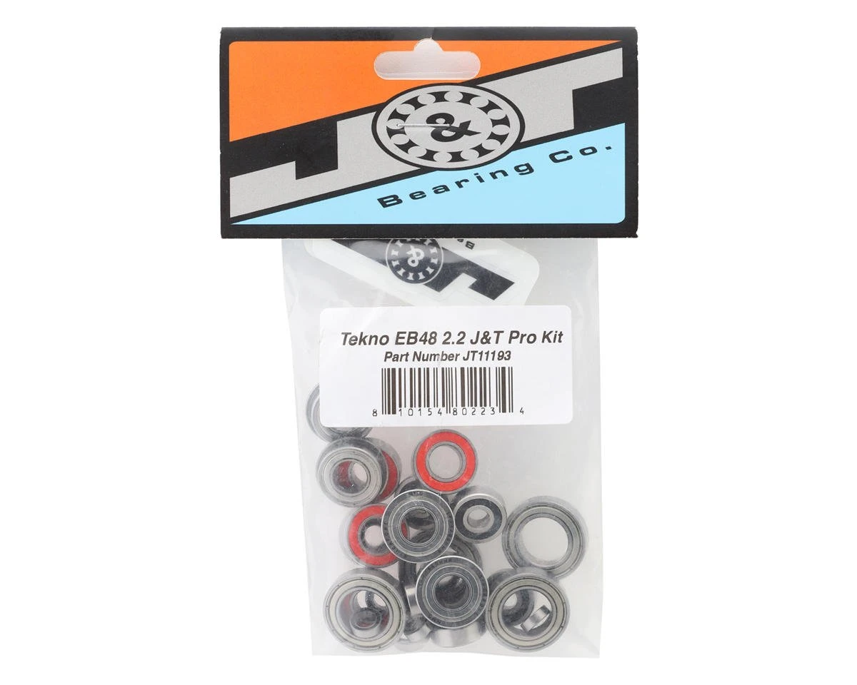 J&T Bearing Co. Tekno EB48 2.2 Bearings Kit (NMB) 4 J&T Bearing Co. Tekno EB48 2.2 Bearings Kit (NMB) - Image 2