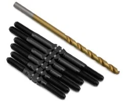 J&T Bearing Co. GFRP 2024 Assailant Titanium "Milled'' XD Turnbuckles (Blue) -Traxxas Shop jtb jt12031 1