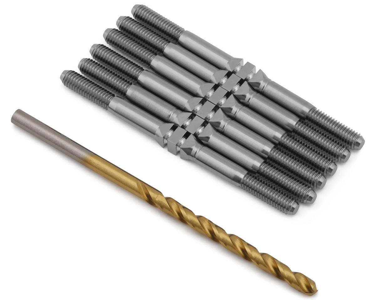 J&T Bearing Co. XRAY XB2 '25 Titanium "Milled" XD Turnbuckles (Green) 6 J&T Bearing Co. XRAY XB2 '25 Titanium "Milled" XD Turnbuckles (Green) - Image 4