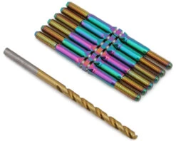 J&T Bearing Co. XRAY XB2 '25 Titanium "Milled" XD Turnbuckles (Green)