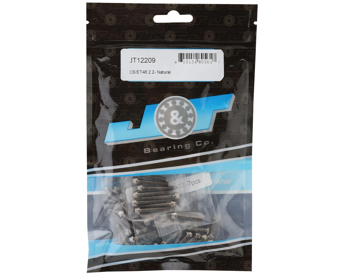 J&T Bearing Co. Tekno EB/ET48 2.2 Flat Top Upper Titanium Screw Kit (Oil Slick) 4 J&T Bearing Co. Tekno EB/ET48 2.2 Flat Top Upper Titanium Screw Kit (Oil Slick) - Image 2