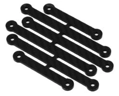 J&T Bearing Co. Kydex Carbon Fiber 1/10 Sprint Car Wing Braces Set