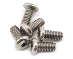Kyosho 2.6x6mm Titanium Button Head Screws (5)