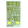 Kyosho MP10 Decal Sheet (Yellow) -Traxxas Shop kyoifd411ky