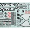 Kyosho MP9 TKI4 Decal Sheet -Traxxas Shop kyoifd502