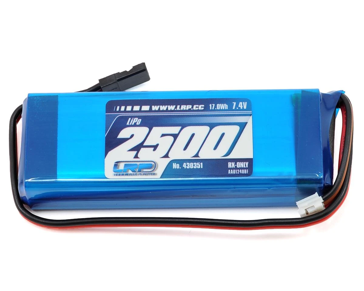 LRP VTEC 2S LiPo Flat Receiver Battery Pack (7.4V/2500mAh) 3 LRP VTEC 2S LiPo Flat Receiver Battery Pack (7.4V/2500mAh)