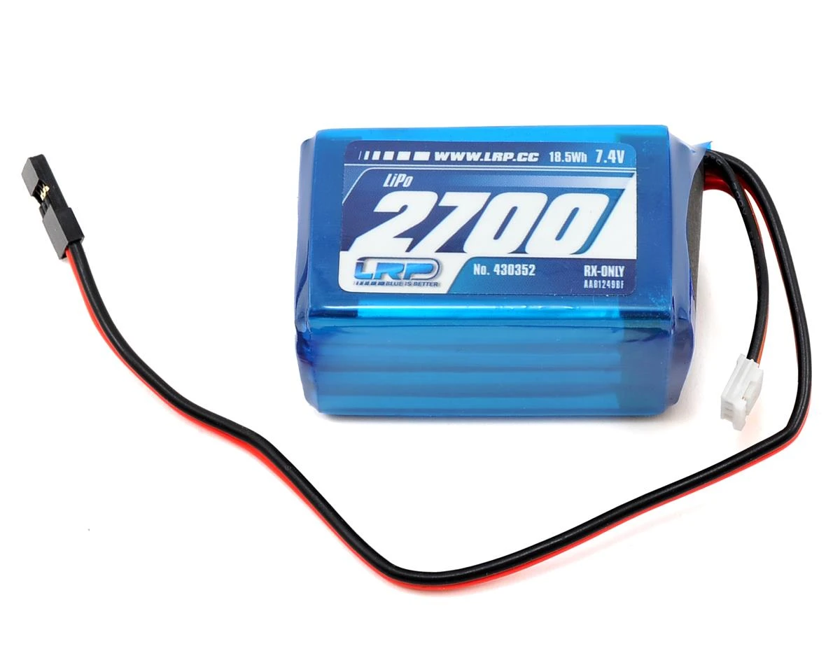 LRP VTEC 2S LiPo Hump Receiver Battery Pack (7.4V/2700mAh) 3 LRP VTEC 2S LiPo Hump Receiver Battery Pack (7.4V/2700mAh)