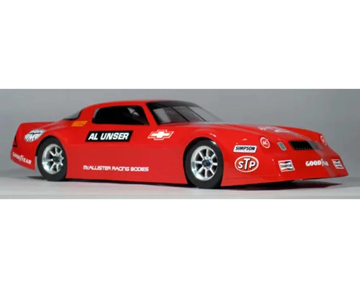 McAllister Racing IROC Camaro Body 1/10 Pan Car Late Model Body (Clear) (.030) 3 McAllister Racing IROC Camaro Body 1/10 Pan Car Late Model Body (Clear) (.030)