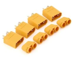 Maclan XT90 Connectors (4 Male) (Yellow) 7 Maclan XT90 Connectors (4 Male) (Yellow) -Traxxas Shop mcl4113