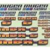 Mugen Seiki MBX6 Decal Sheet