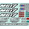 Mugen Seiki MGT7 / MGT7E Decal Sheet